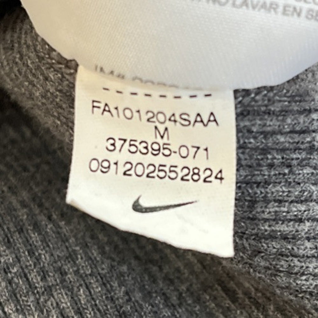 Nike Therma Fit Womens Gray Yellow Reflective Hoodie Full Zip Medium Running D9