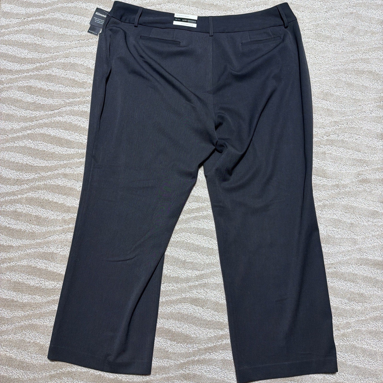 Rafaella The Curvy Boot High Rise Pants Plus Size 24W Career Office NWT