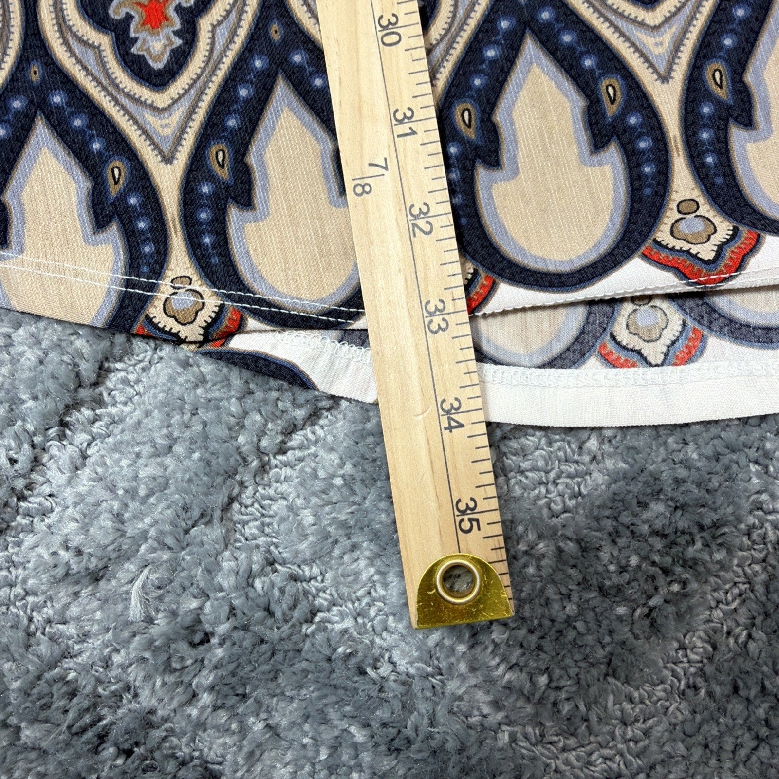 Women’s HONEYME CURVY Blouse Size XXL lightweight Paisley Tunic Top Boho Hippie