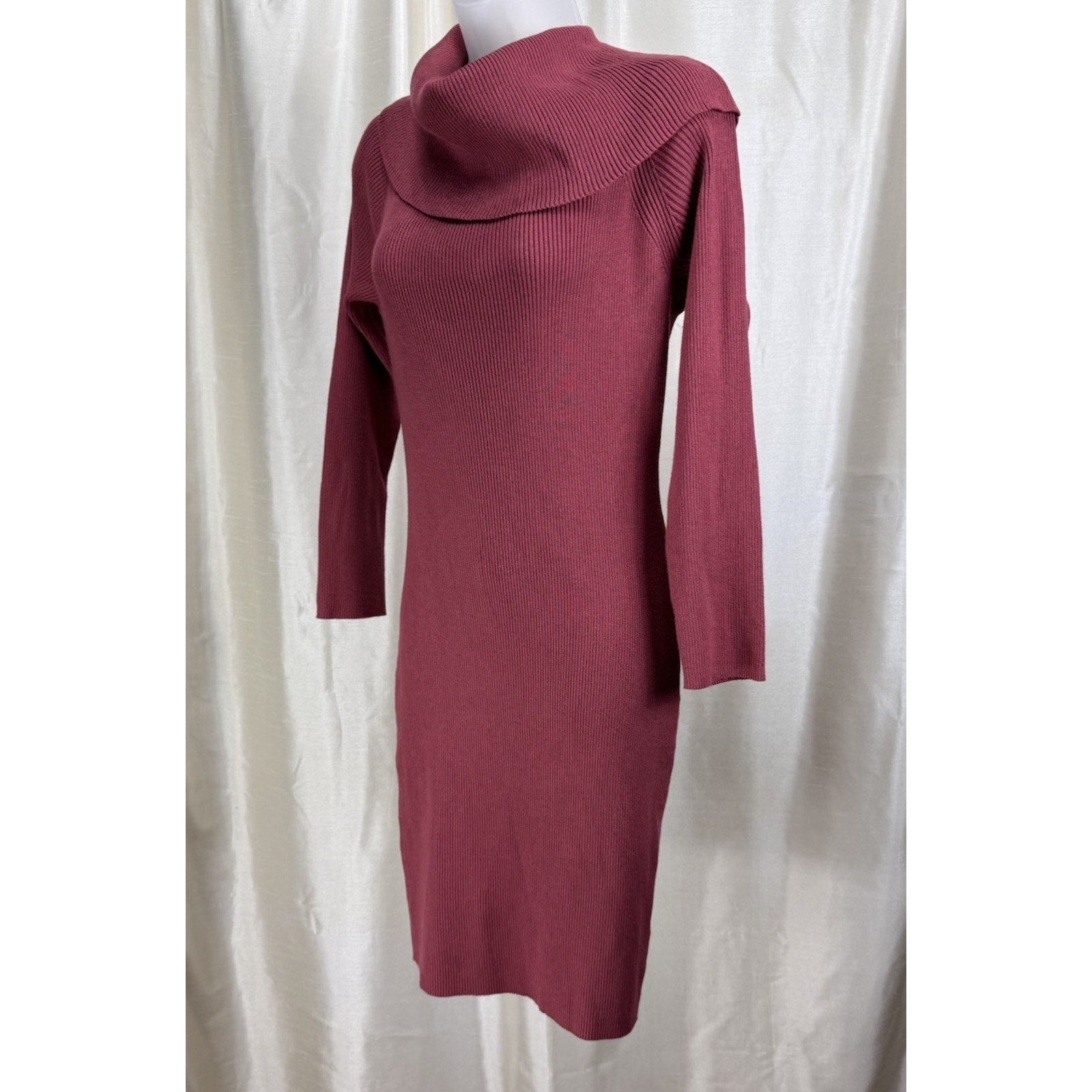 Almost Famous Plum off the shoulder sweater dress size 2X