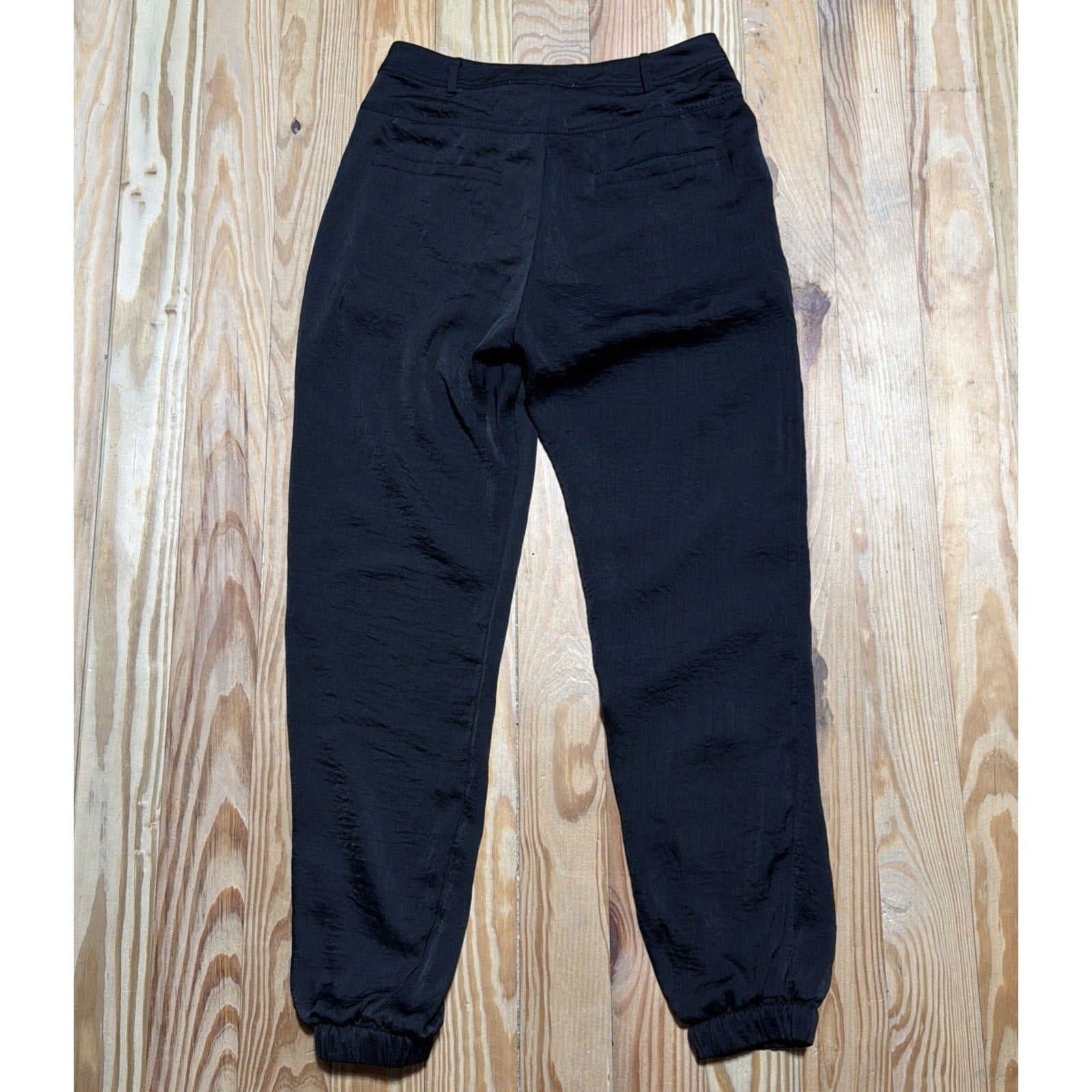 Charlie O By Kinnucan’s Black Pull On Jogger Pants Women’s Small Pleated Ankle