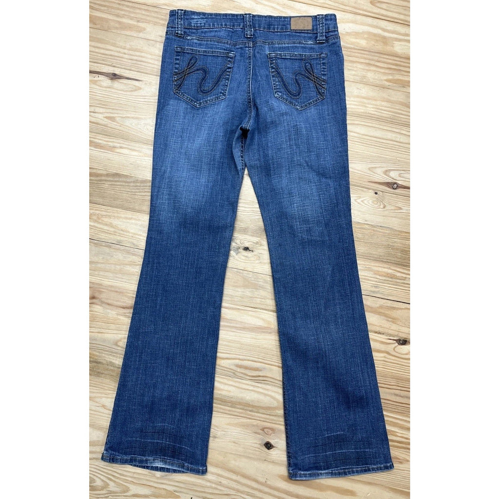 Y2K Hydraulic Jeans Bootcut Flare 11/12 Women's Denim Jeans Medium Wash