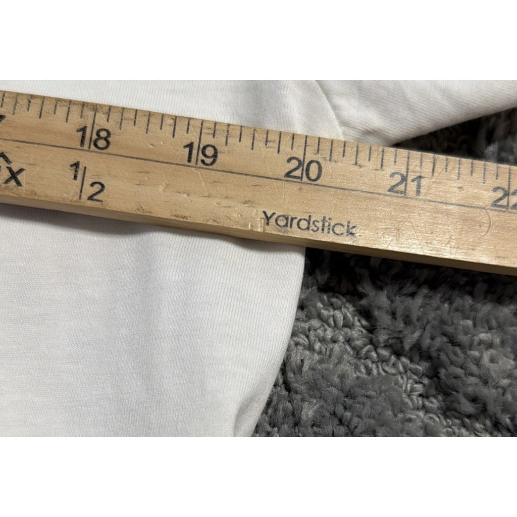 Ole Miss Rebels Champion Football Pocket Solid Gameday T-Shirt White M Excellent