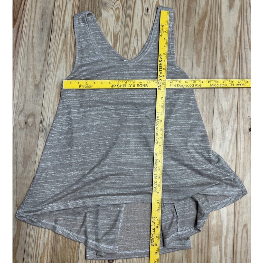 UMGEE Womens Sleeveless Top Tan Cotton Blend Size Small