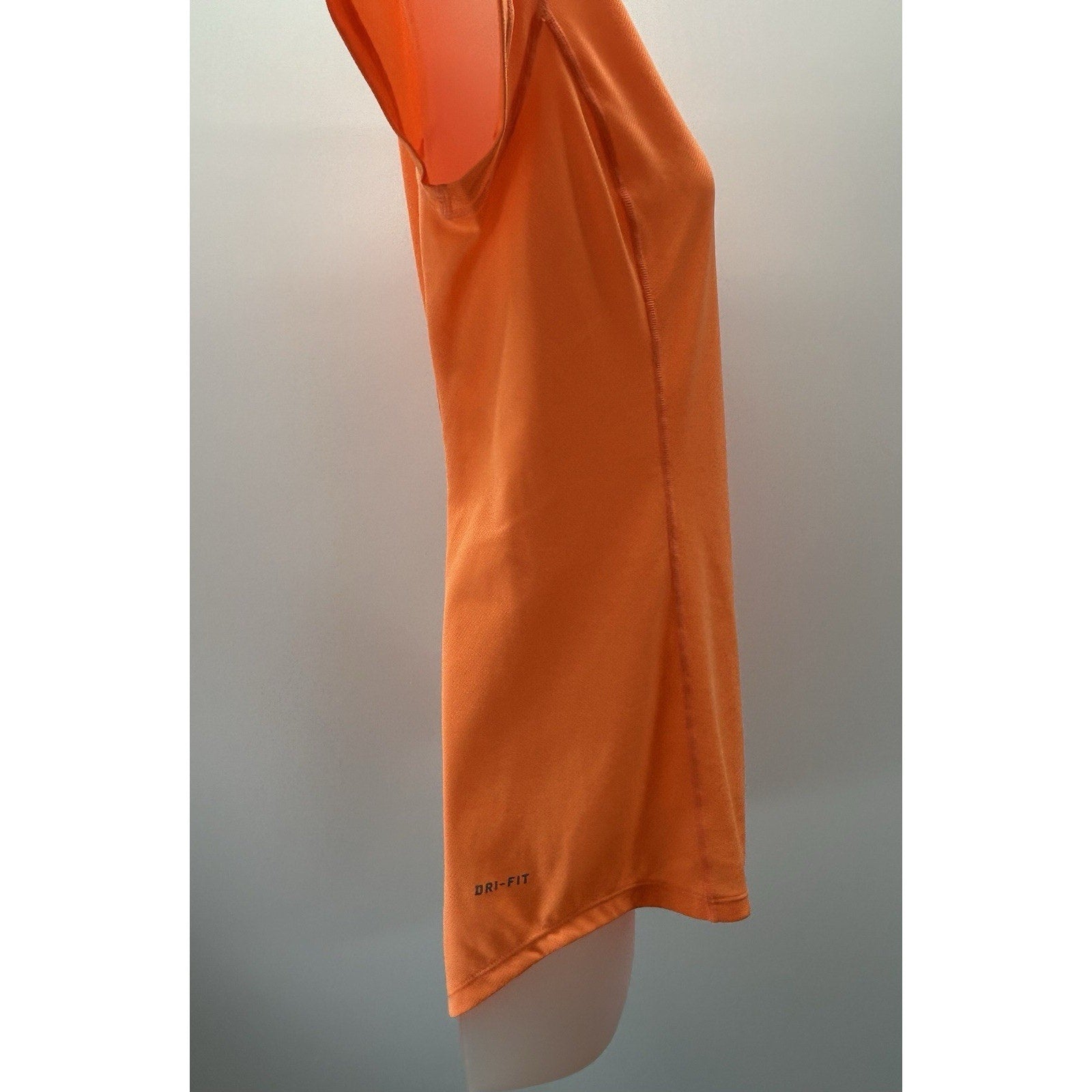 NIKE | DRI-FIT Women's Size Medium Orange Active T-Shirt Running Reflective Mesh