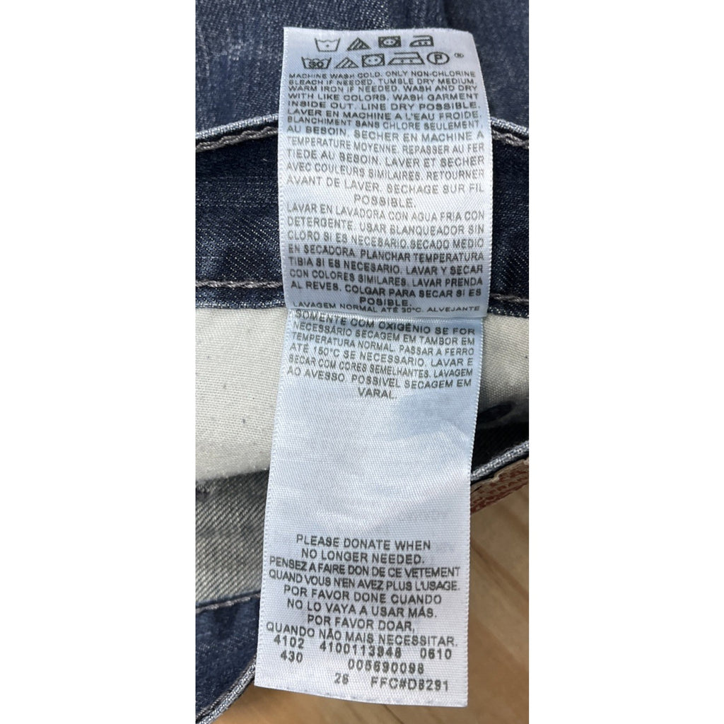 Levis 569 Jeans Mens Size 38x34 Blue Denim Loose Relaxed Straight Stretch Y2K