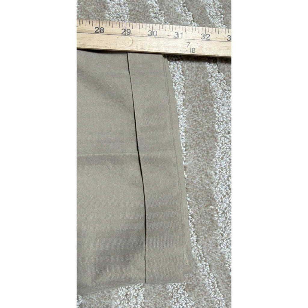 Caribbean Joe Pleated Cuffed Casual Chino Pants Size 44x30 Actual 38x30