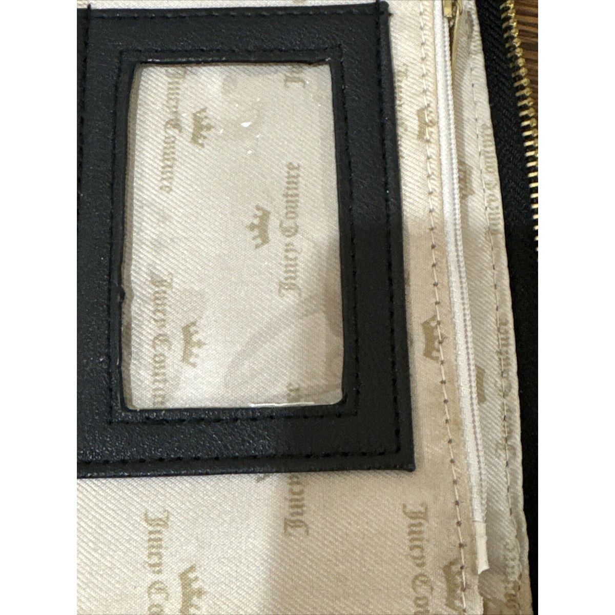 Juicy Couture Flirt Cross body Bag Crossbody Mermaid Shimmering Gold Tags