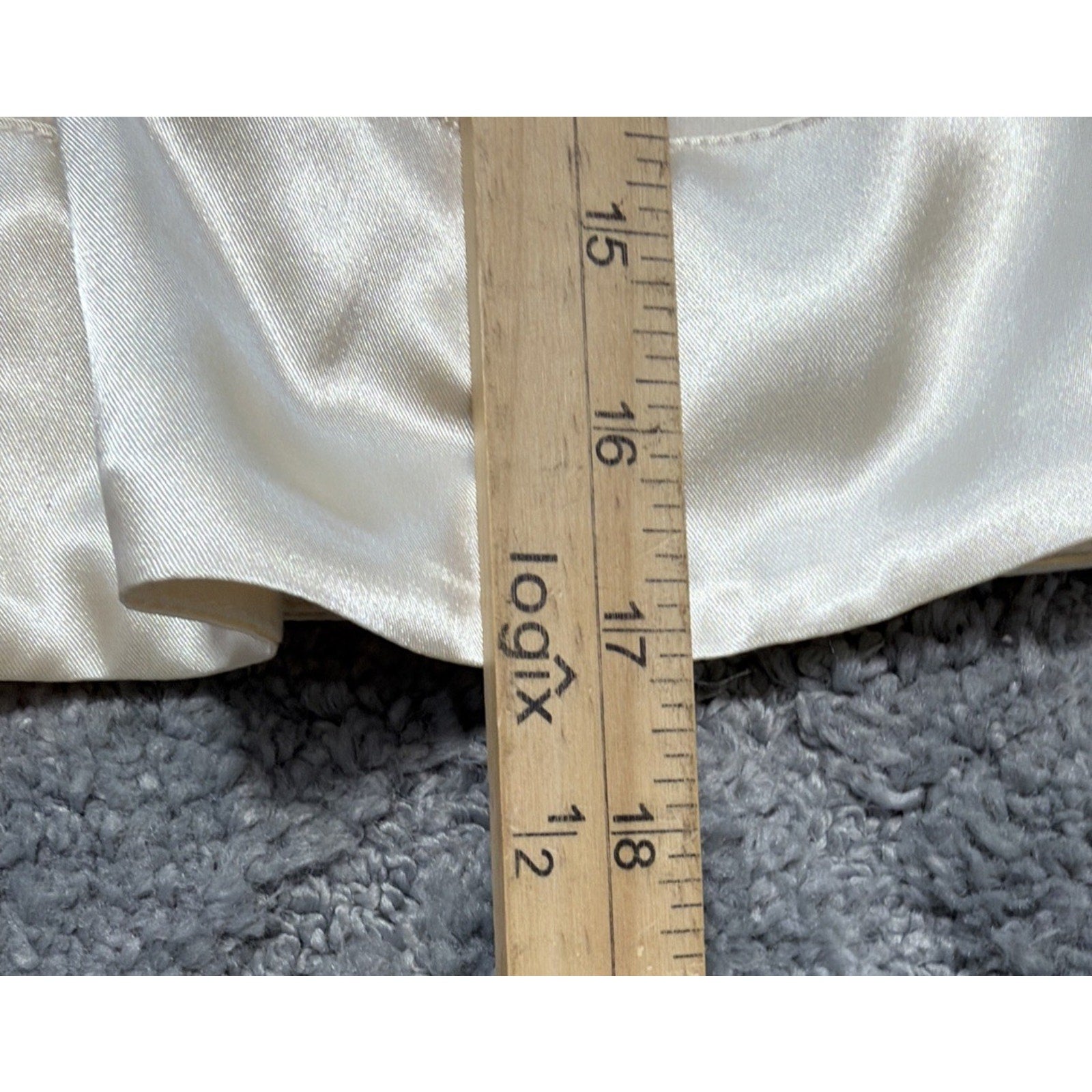 Cherokee Ivory Lined Pleated Floral Lace Mini Skirt Girls Youth Size M7/8 New