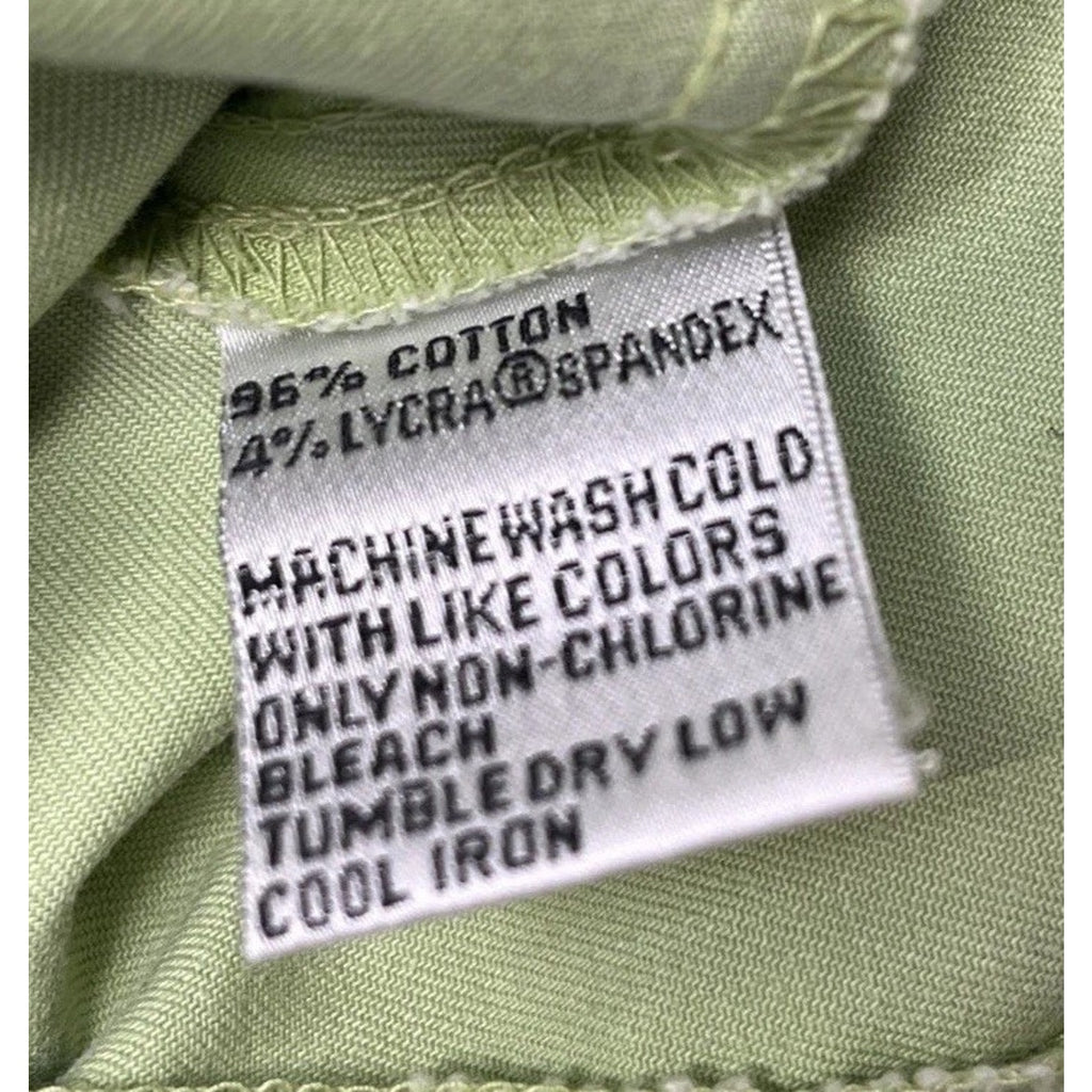 Womens Green TALBOTS Stretch Cotton Safari Utility Jacket 14