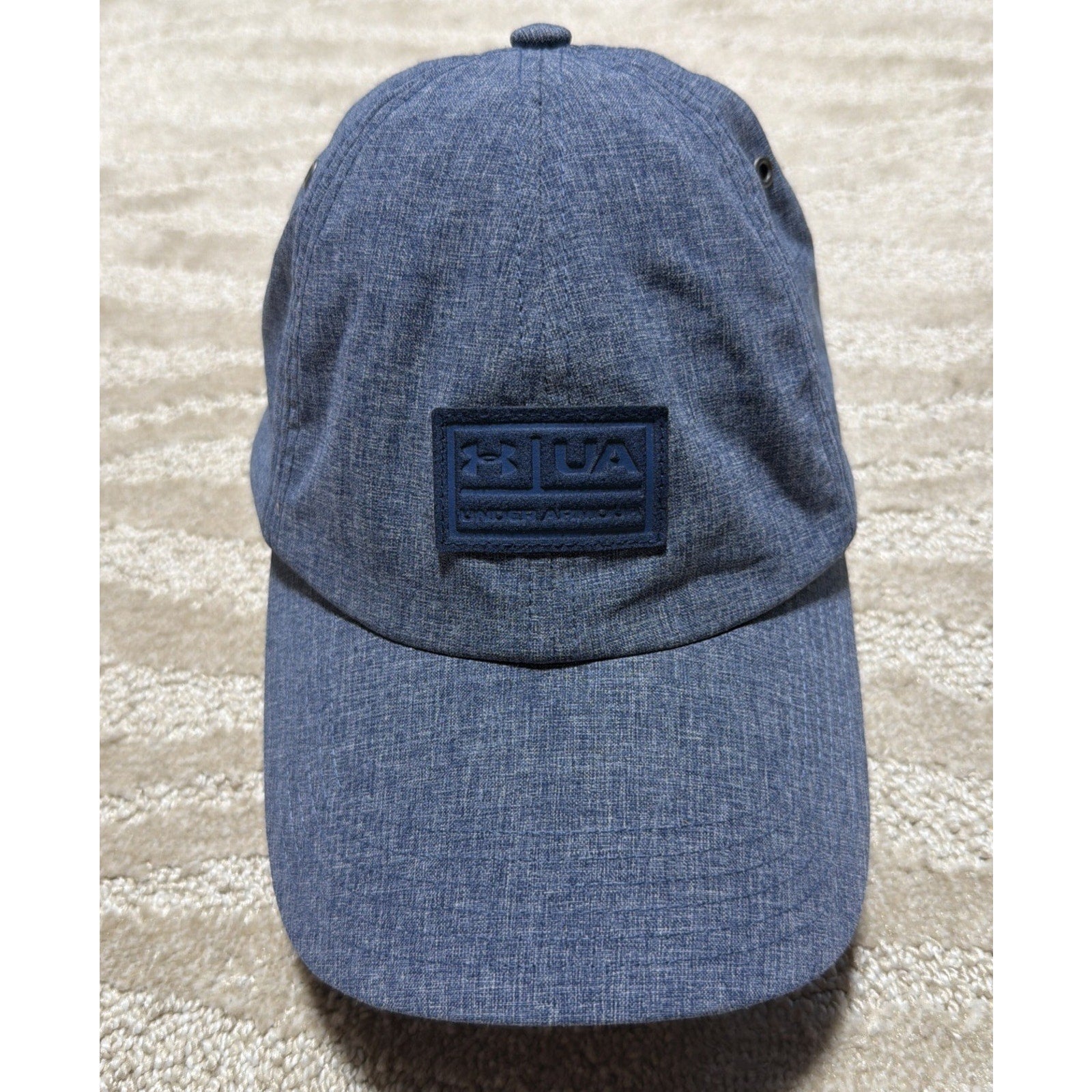 Under Armour Baseball Cap Unisex Blue One Size Adjustable Embroidered Logo