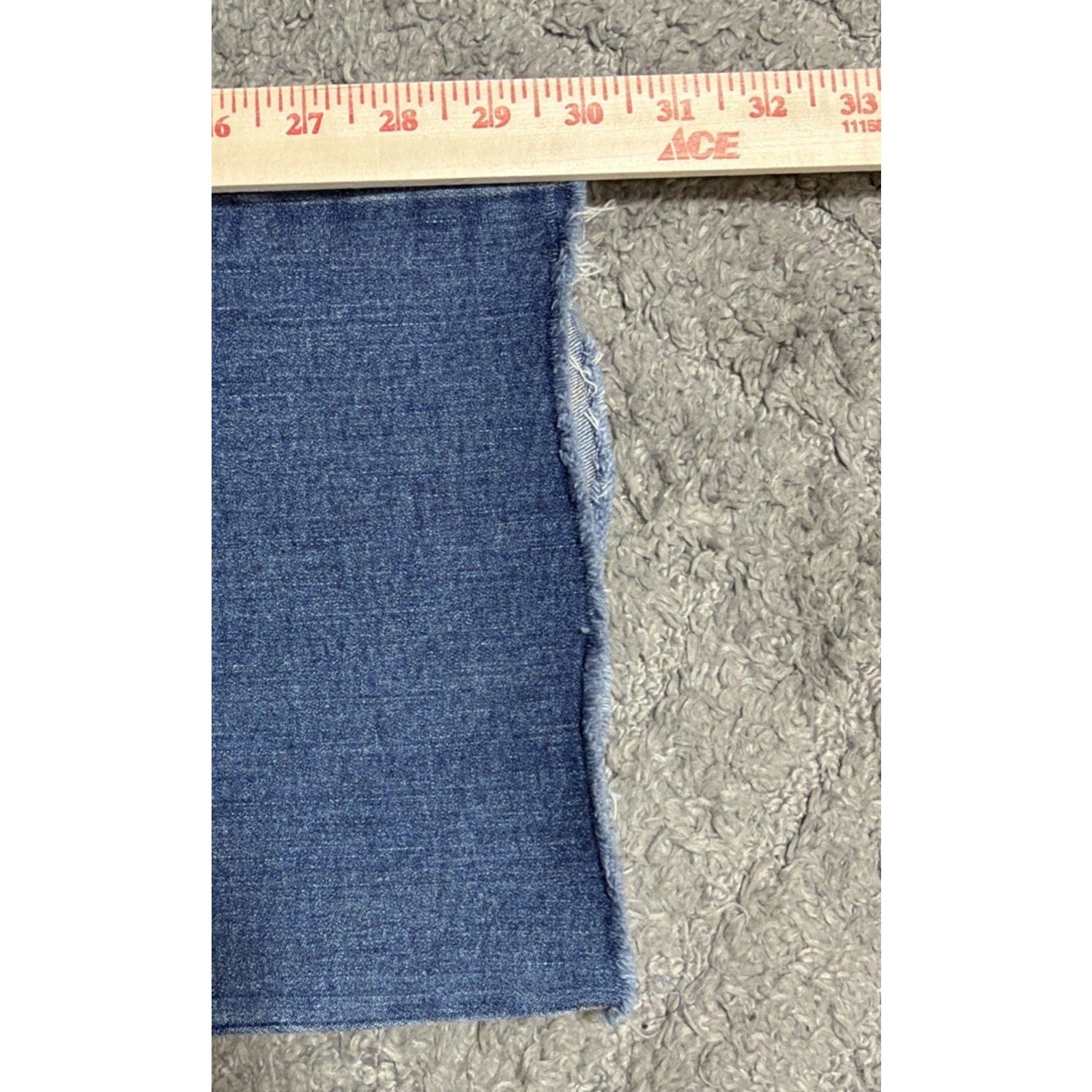 Oat New York High Rise Wide Leg Cargo Raw Hem Jeans Women’s Denim 2/26