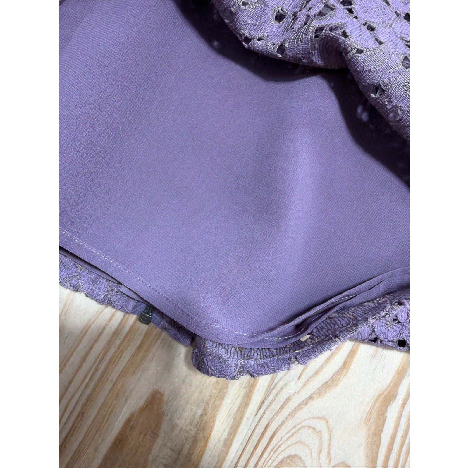 Banana Republic Mauve Purple Floral Zip Back Top Lined Tank 14 NWT