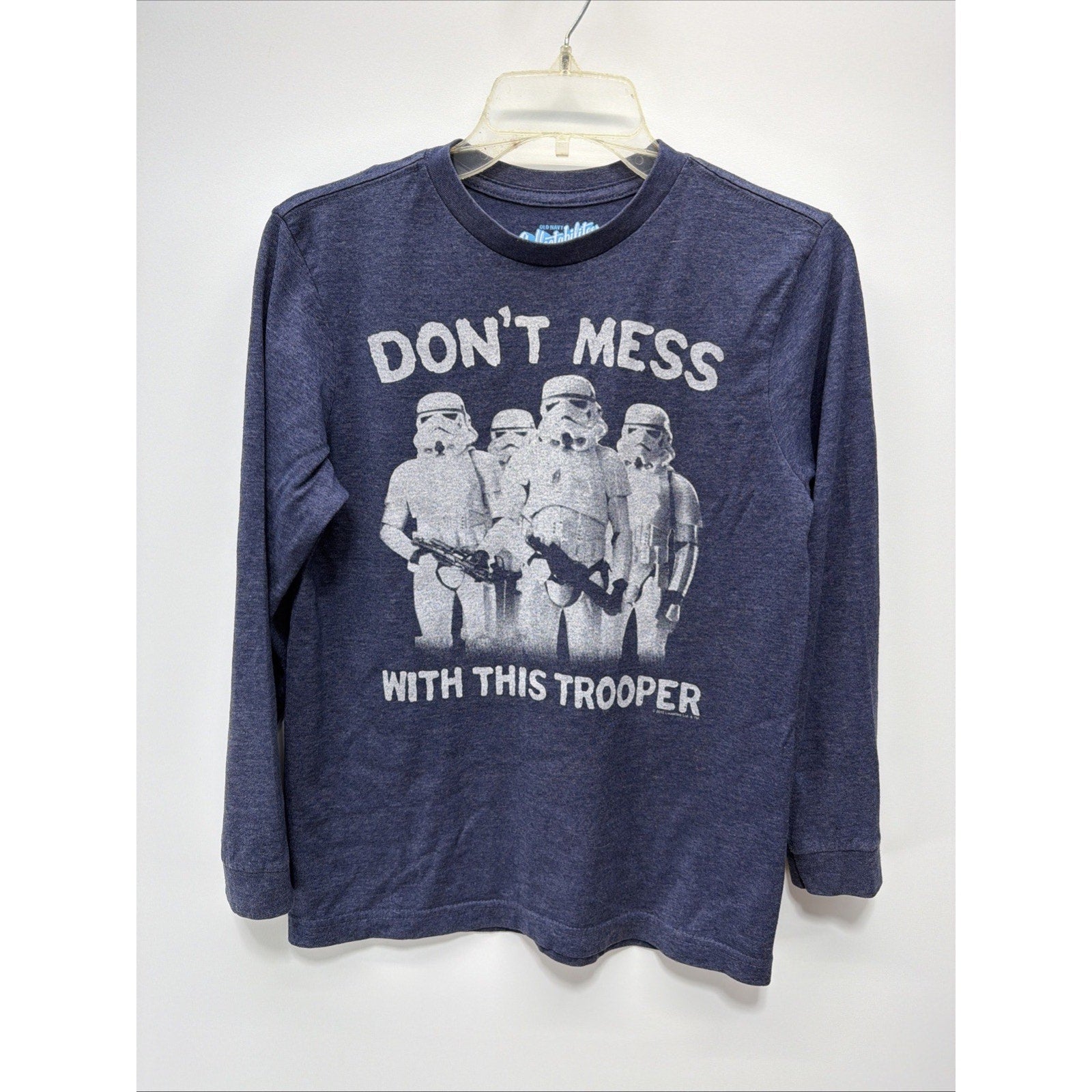 Old Navy Collectabilitees Star Wars Stormtrooper Long-Sleeve Shirt Boy's L 2013