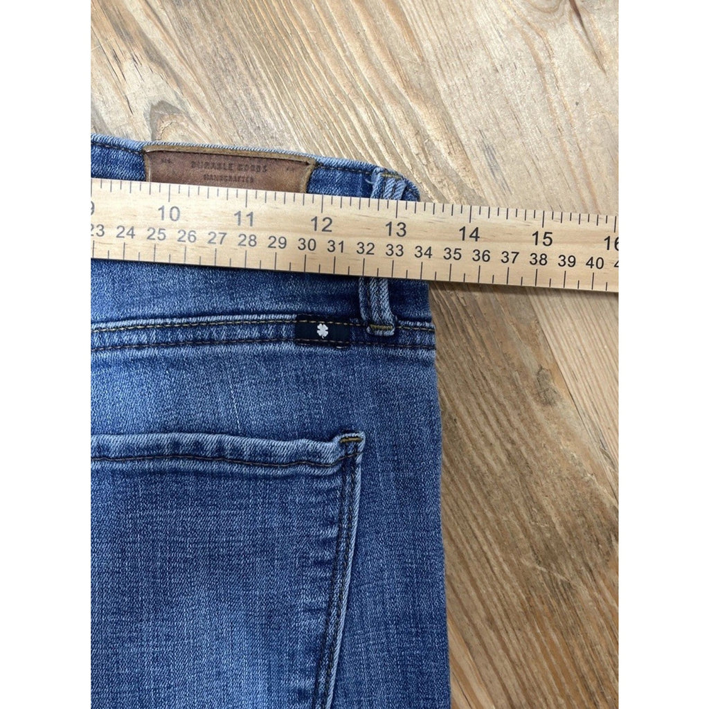 Lucky Brand Hayden Mid Rise Skinny Crop 4 (27 X 26) Women's Denim Jeans Raw Hem