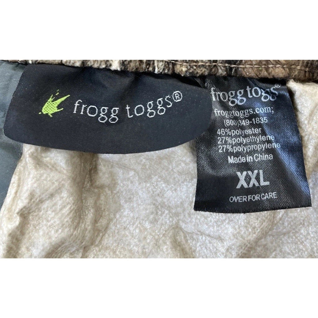 Frogg Toggs Realtree Edge Camo Hunting Rain Pants Men's Size XXL Stretch