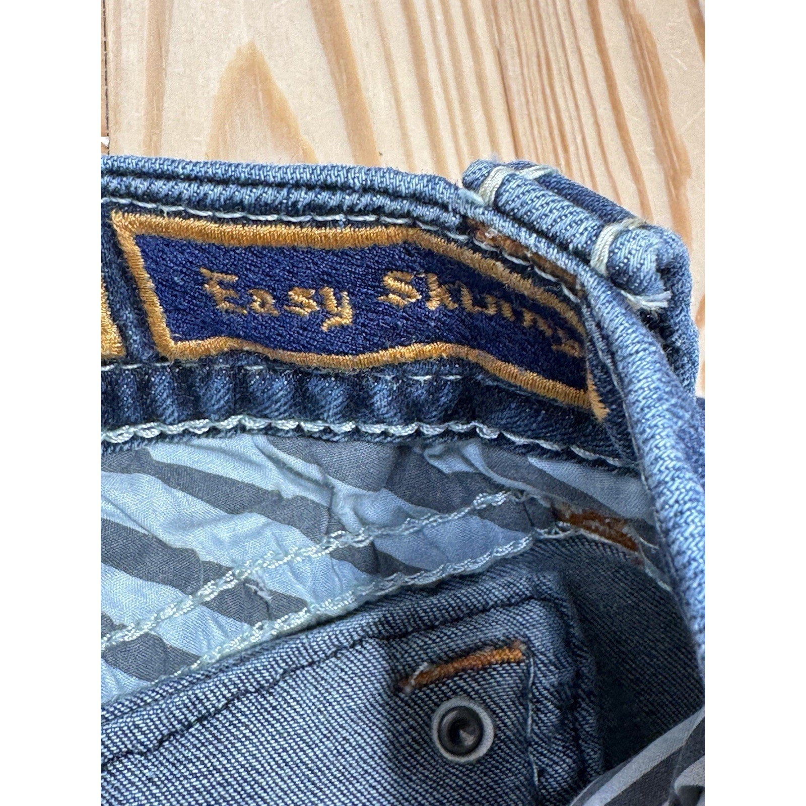 Rock Revival Willa Easy Skinny Blue Jeans Women’s Size 26x 31 Spot In Pic