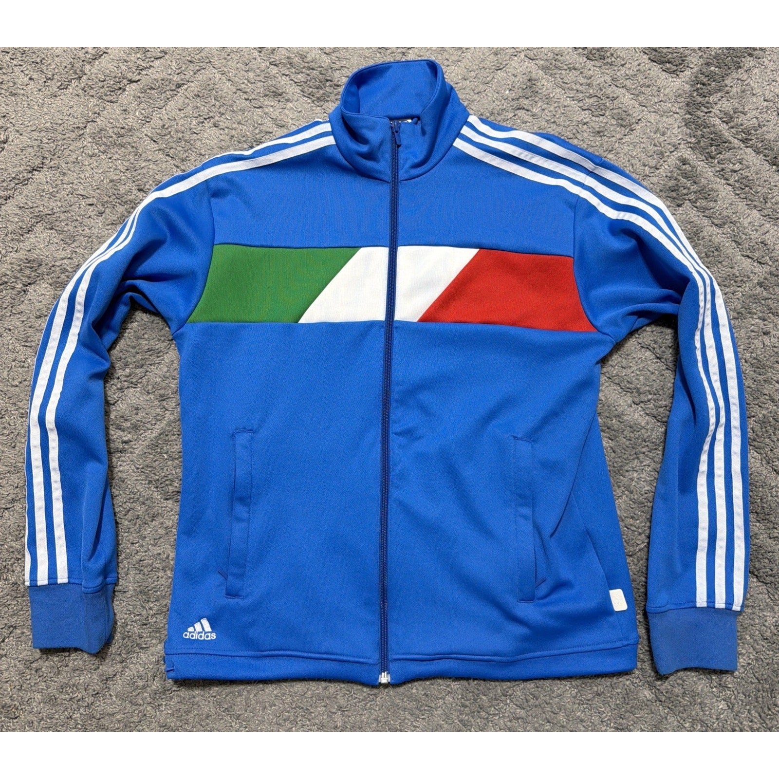 Adidas Italia World Cup 2006 Germany FIFA Soccer Football Jacket Sz S Excellent
