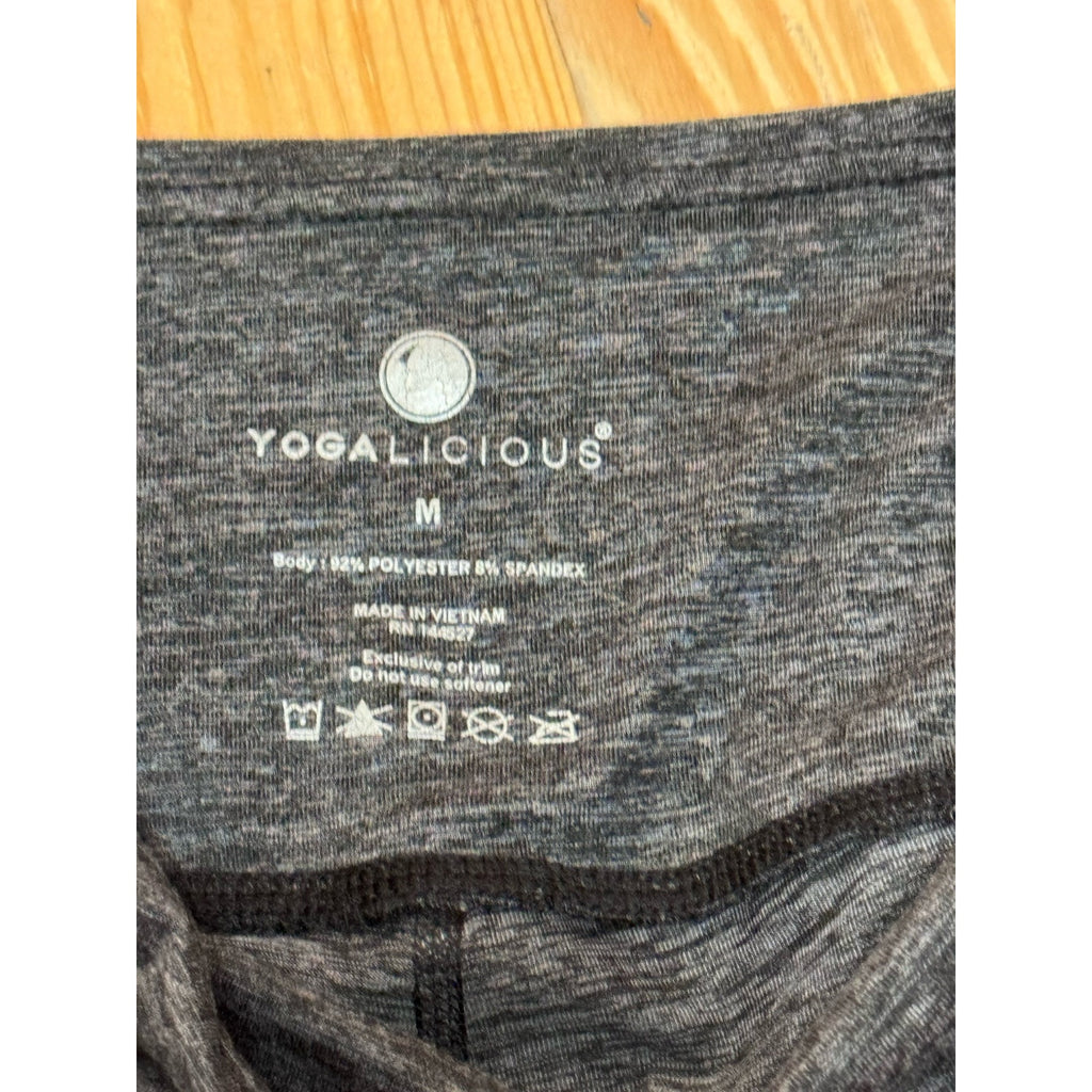 Yoga Licious Gray Stretch Leggimg's Women's Medium M