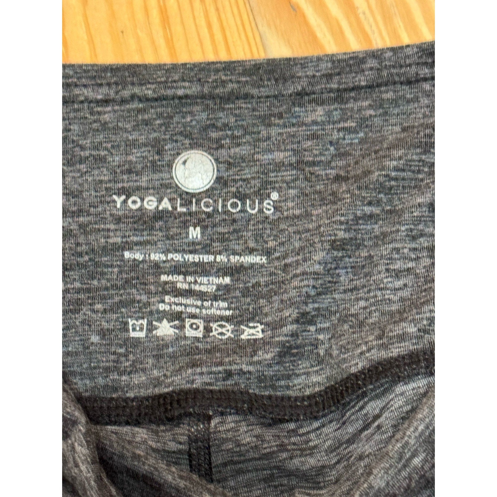 Yoga Licious Gray Stretch Leggimg's Women's Medium M