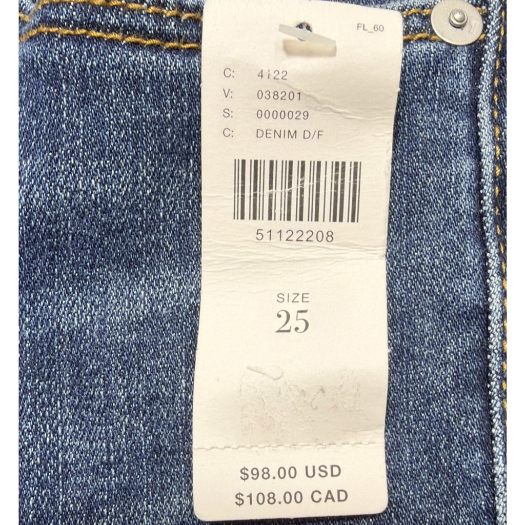 Anthropologie Pilcro and the Letterpress High Rise Denim Legging Size 25 NWT