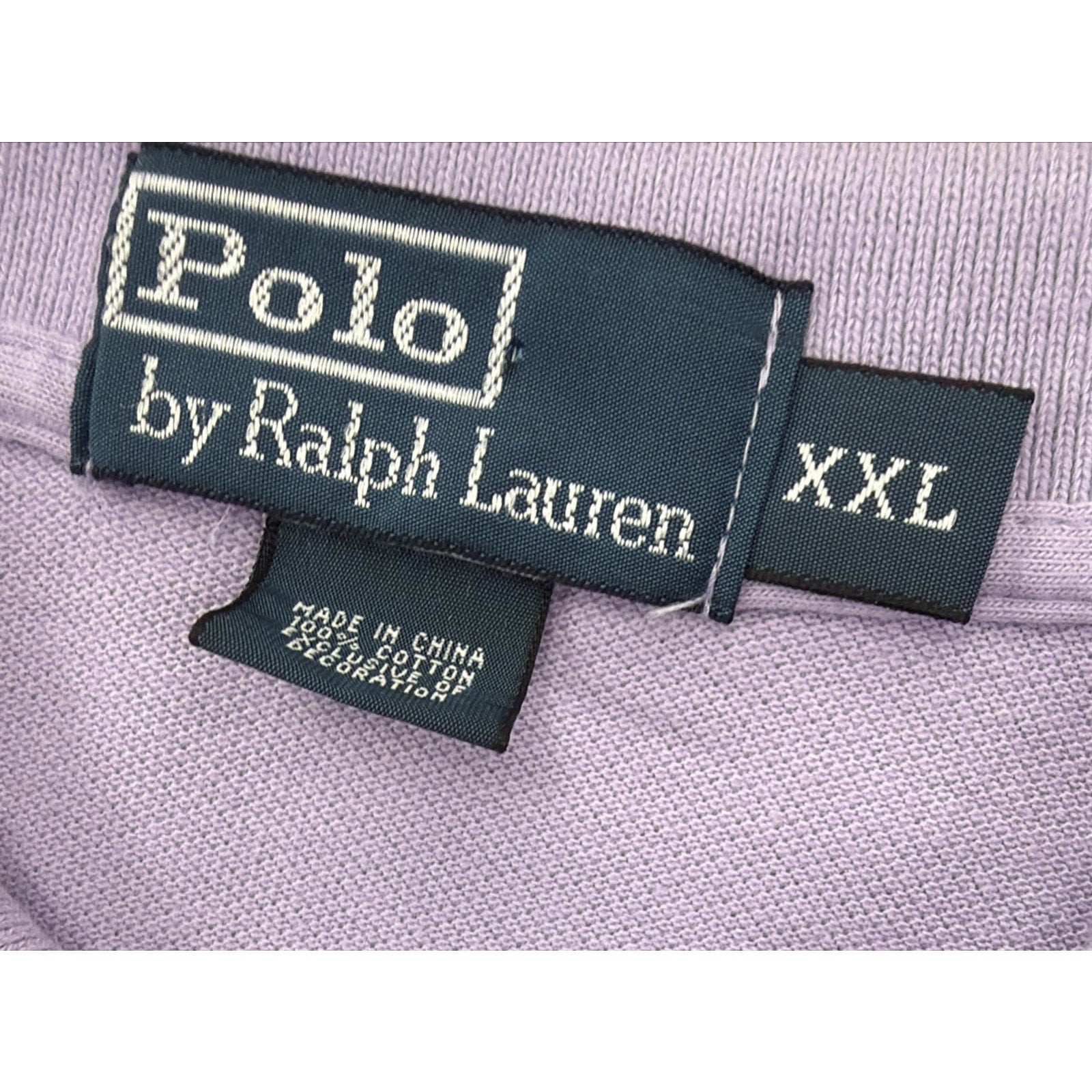 Polo Ralph Lauren Purple Mens XXL Polo Shirt Cotton Golf Pony