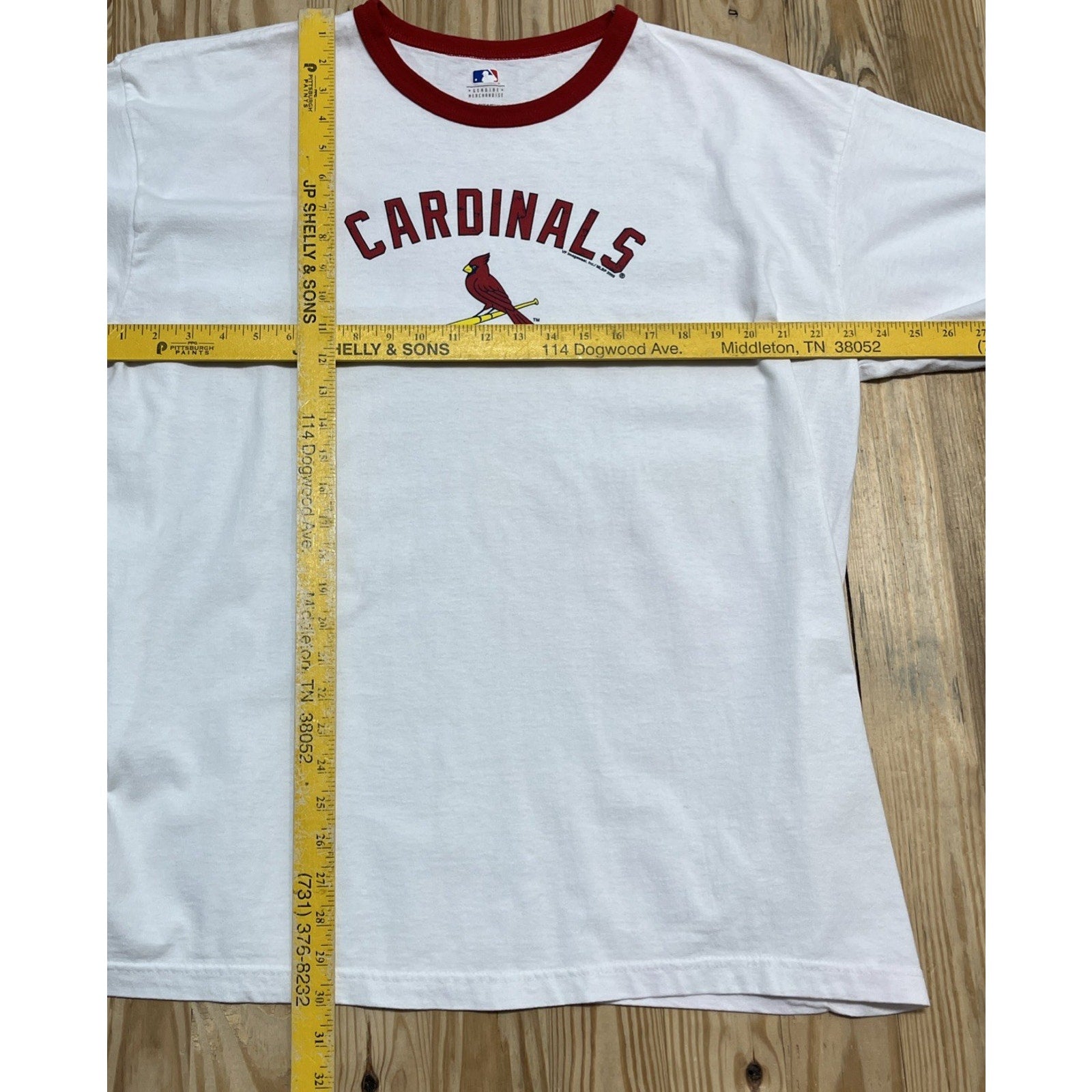 Genuine Merchandise St. Louis Cardinals Red and White T- Shirt Size XL 2009