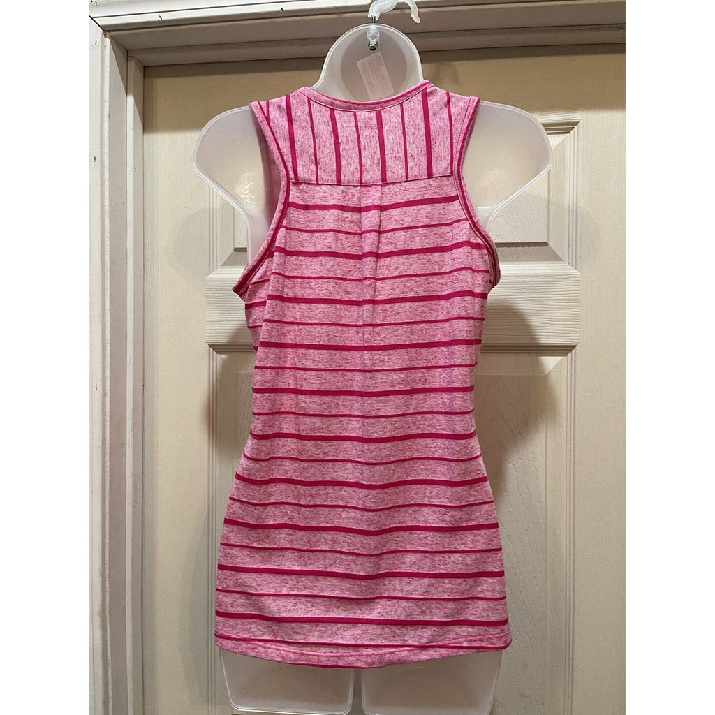 BCG Athletic Women's Tank Top Medium Light Pink Sheer Racerback Lightweight