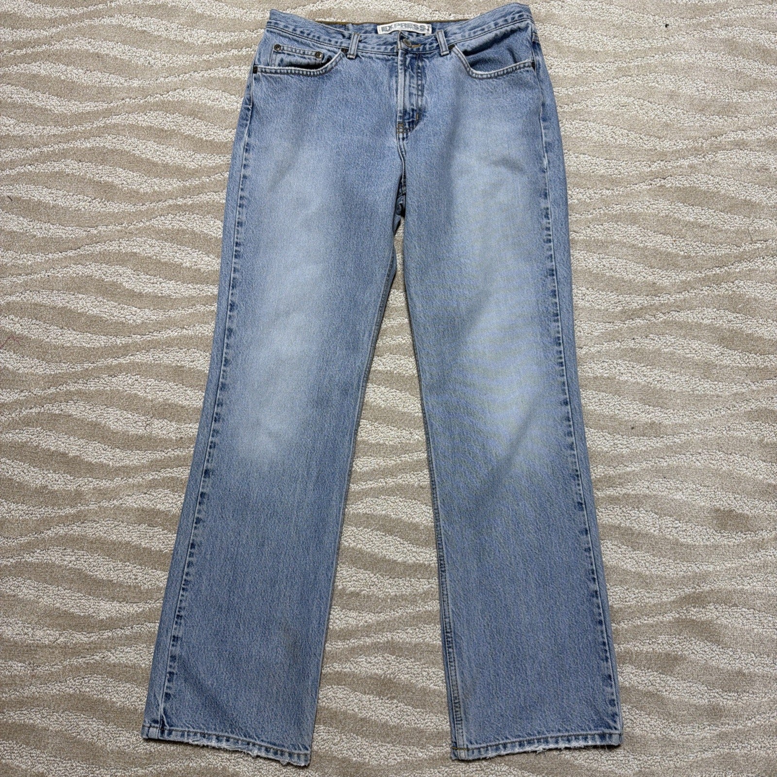 Vintage Women's Express Jeans Precision Fit Low Rise Boot Cut Size11/12 32x32