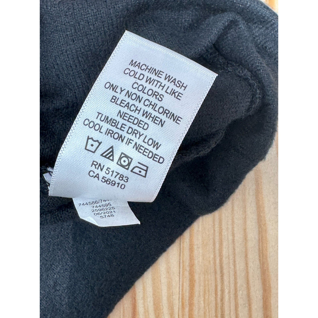 Maurices Fleece Cowl Neck Sweater Black & Red Plaid Trees Women’s Size M NWT