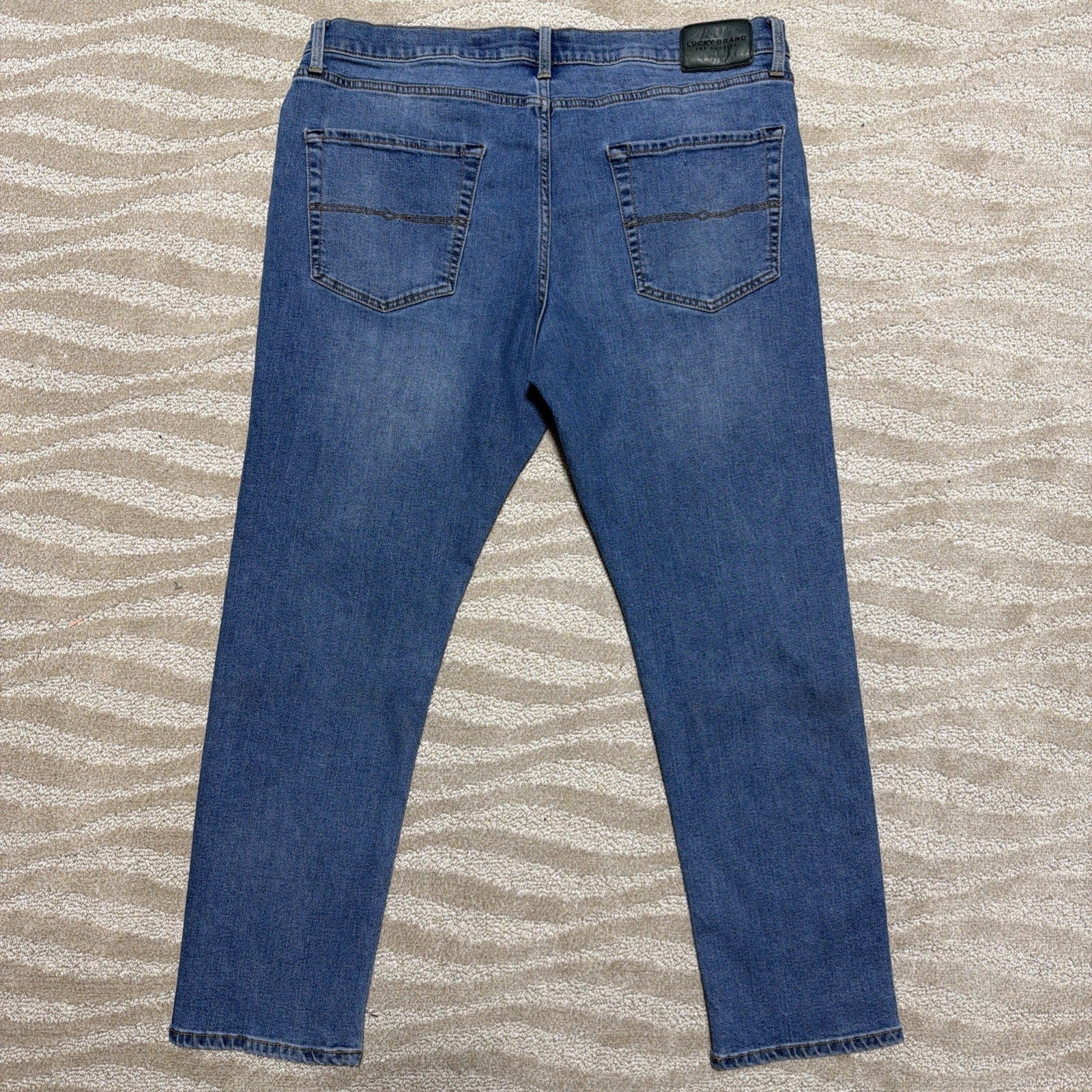 LUCKY BRAND Men's Blue Denim 410 Athletic Slim Jeans SZ 38x30