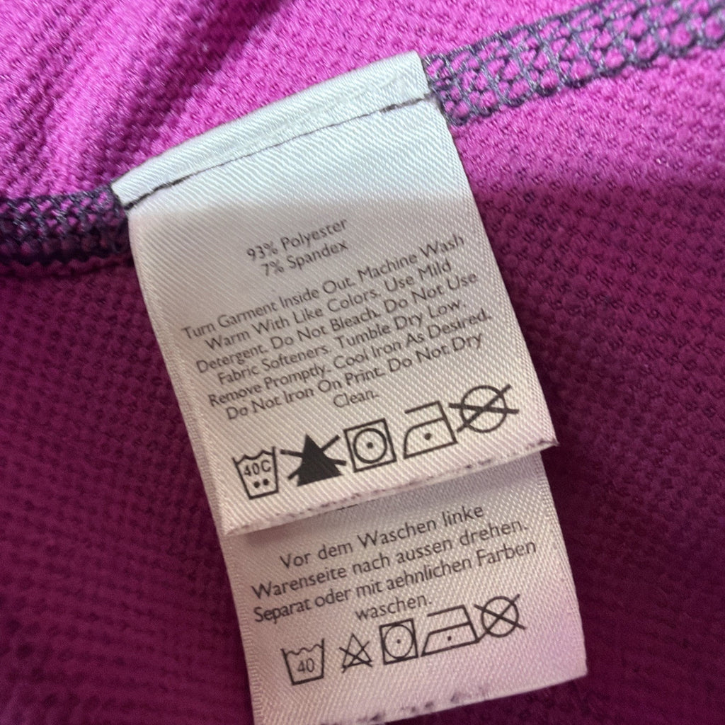 Eddie Bauer Travex First Ascent Jacket Womens M Pink 1/4 Zip Stretch Outdoors