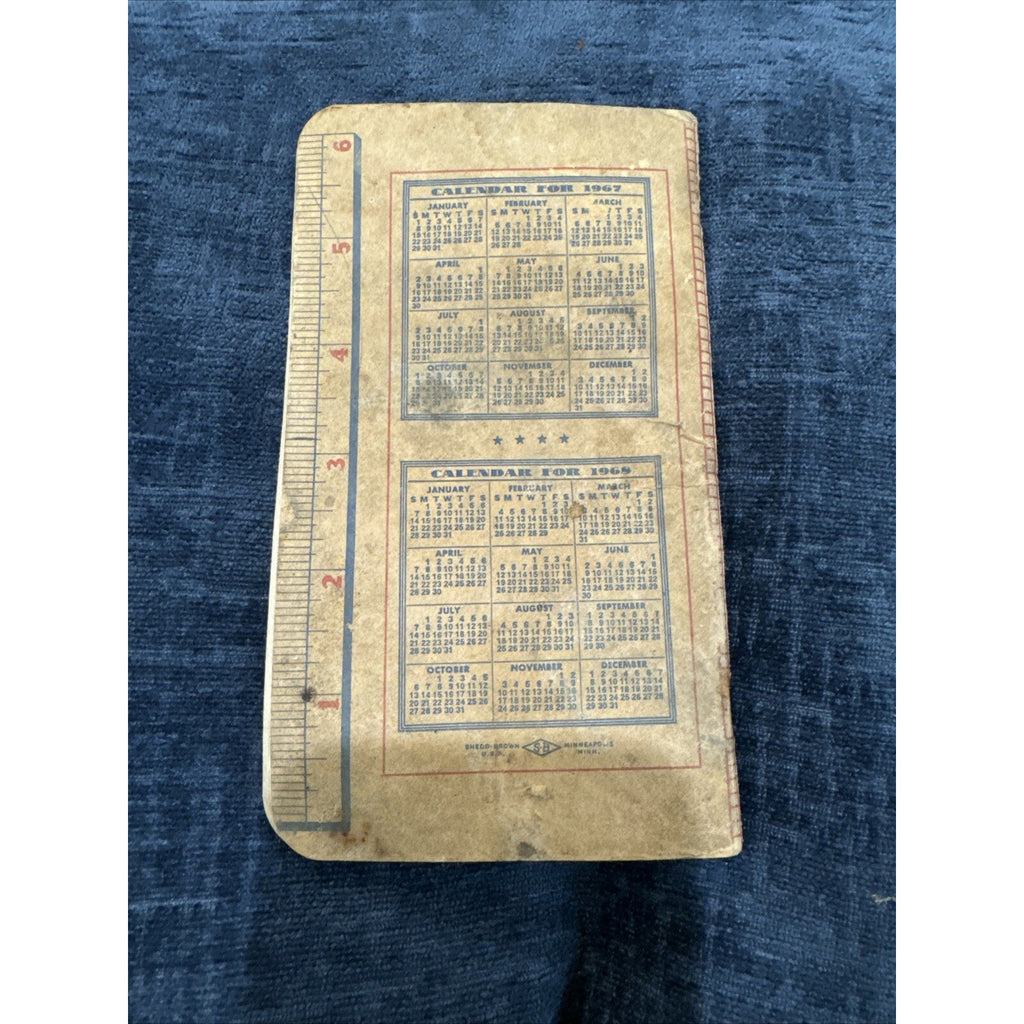 Vintage 1967 Farmer's Year Book Booklet Henderson Tennessee Feed History