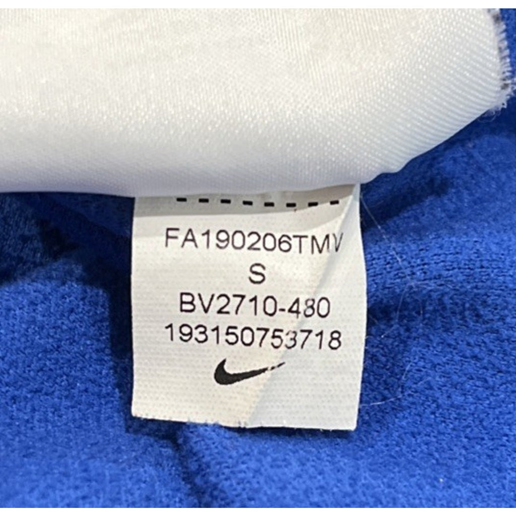 Nike Hoodie Mens Small Blue Therma Pullover Swoosh Athletic Training Sweatshirt
