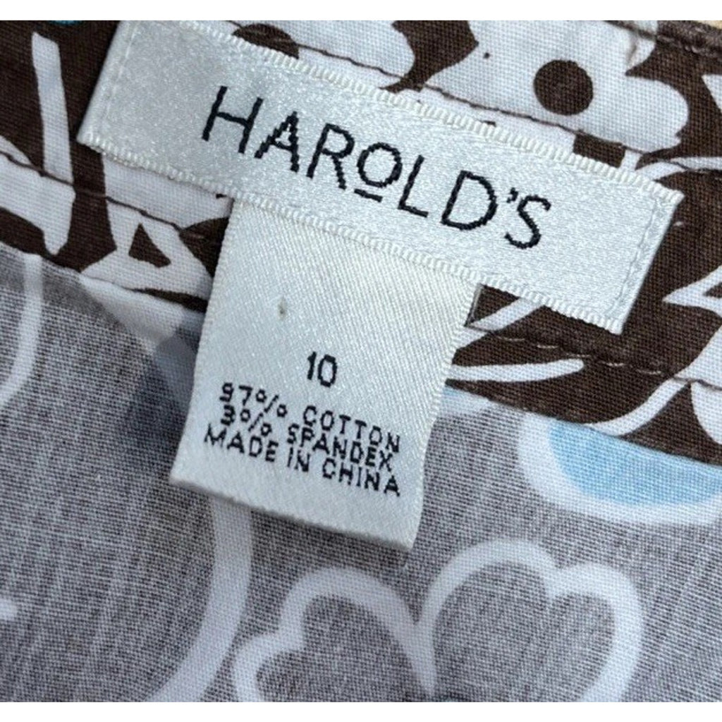 Harold’s Floral Zip Skort Size 10