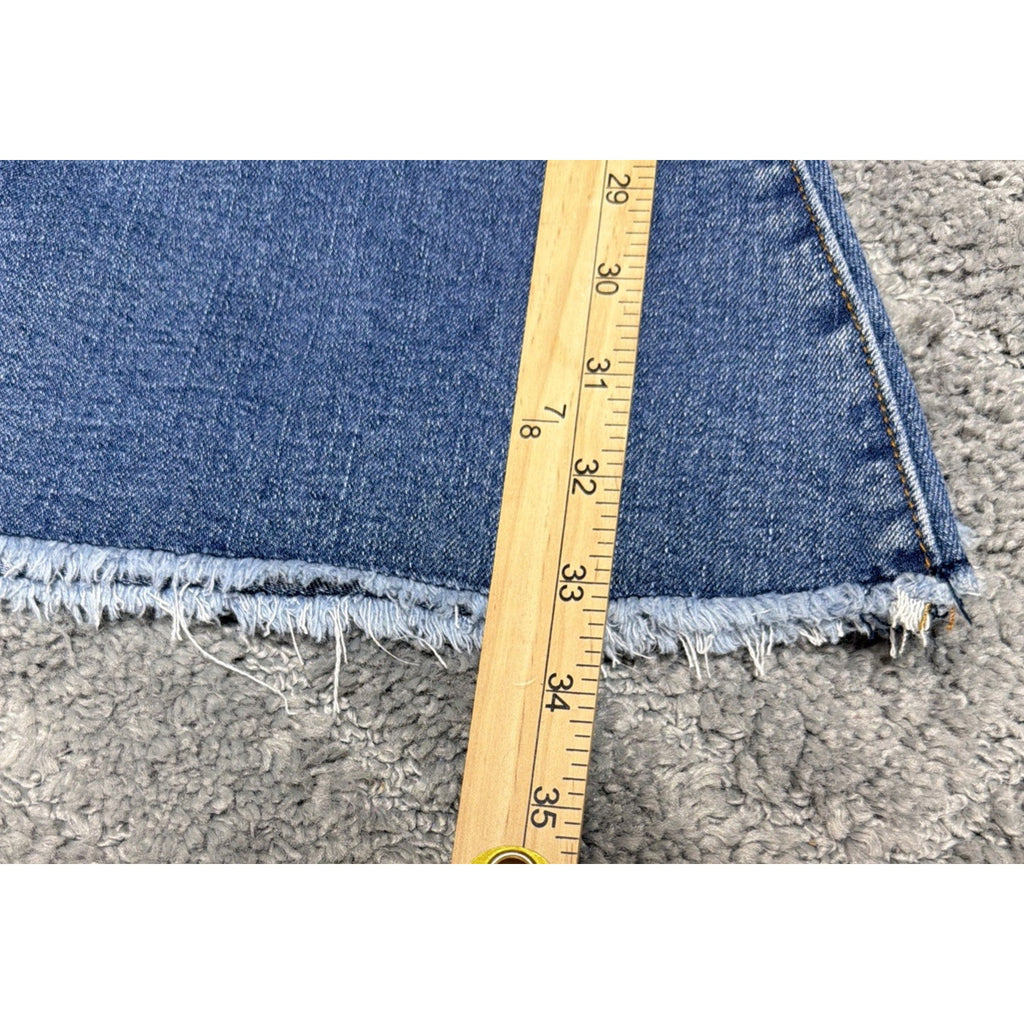 Lucky & Blessed Size 22 NEW HR Super Flare Belled Jeans Leopard Insert Stretch