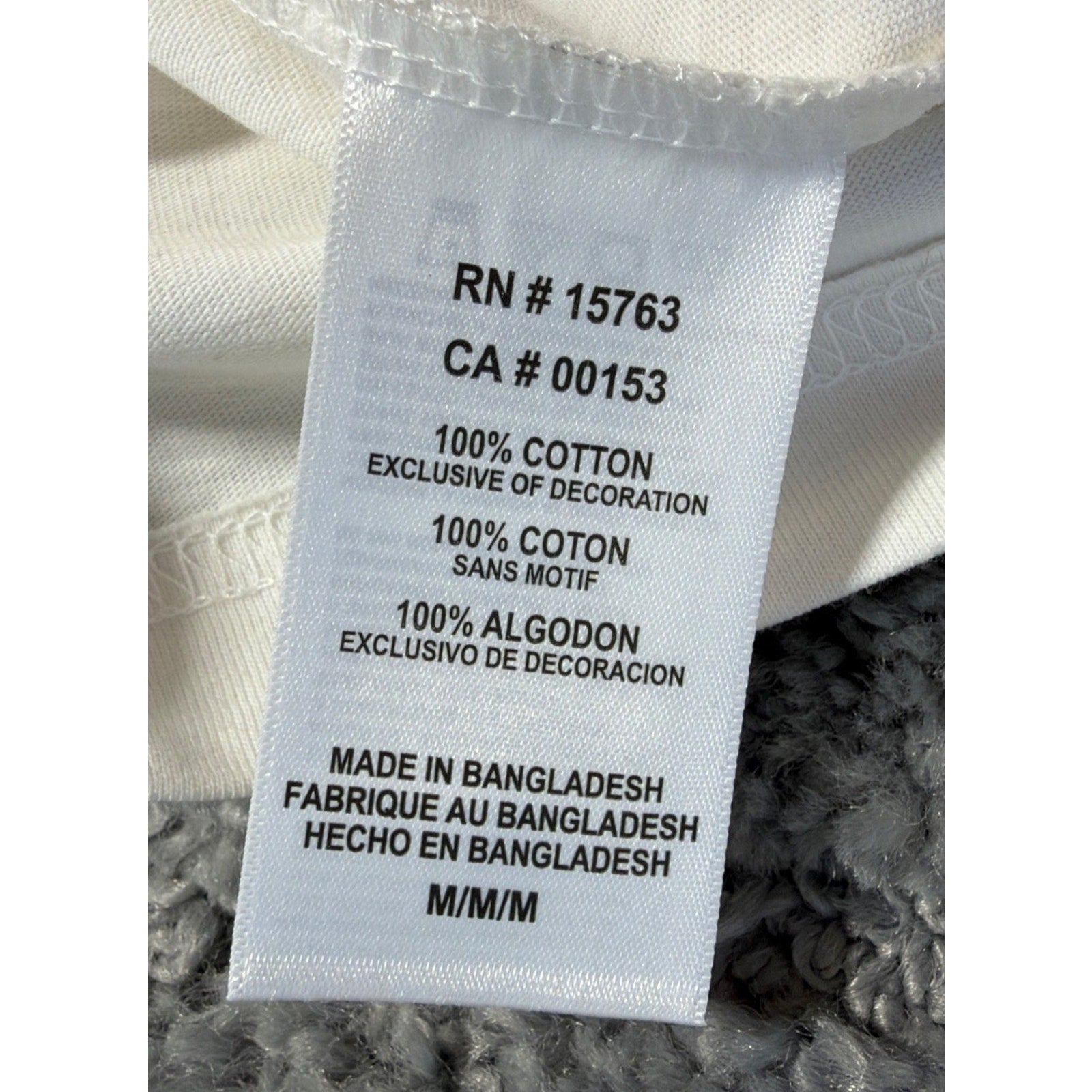 Ole Miss Rebels Champion Football Pocket Solid Gameday T-Shirt White M Excellent