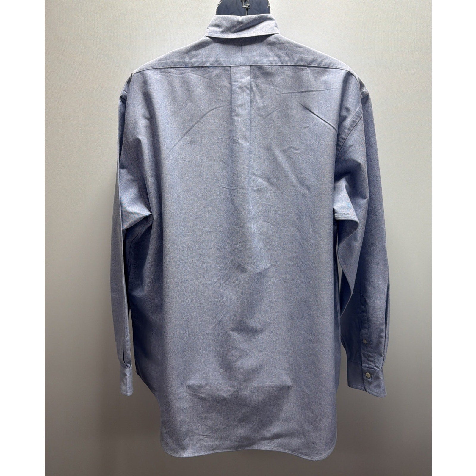Polo Ralph Lauren Bear Oxford Long Sleeve Blue Button Down Shirt Mens L NWOT