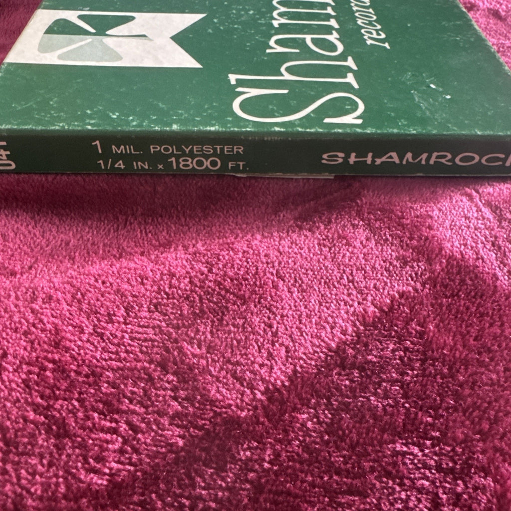 Vtg Shamrock Reel-to-Reel Recording Tape - 7 In X 1/4 IN. x 1800 ft