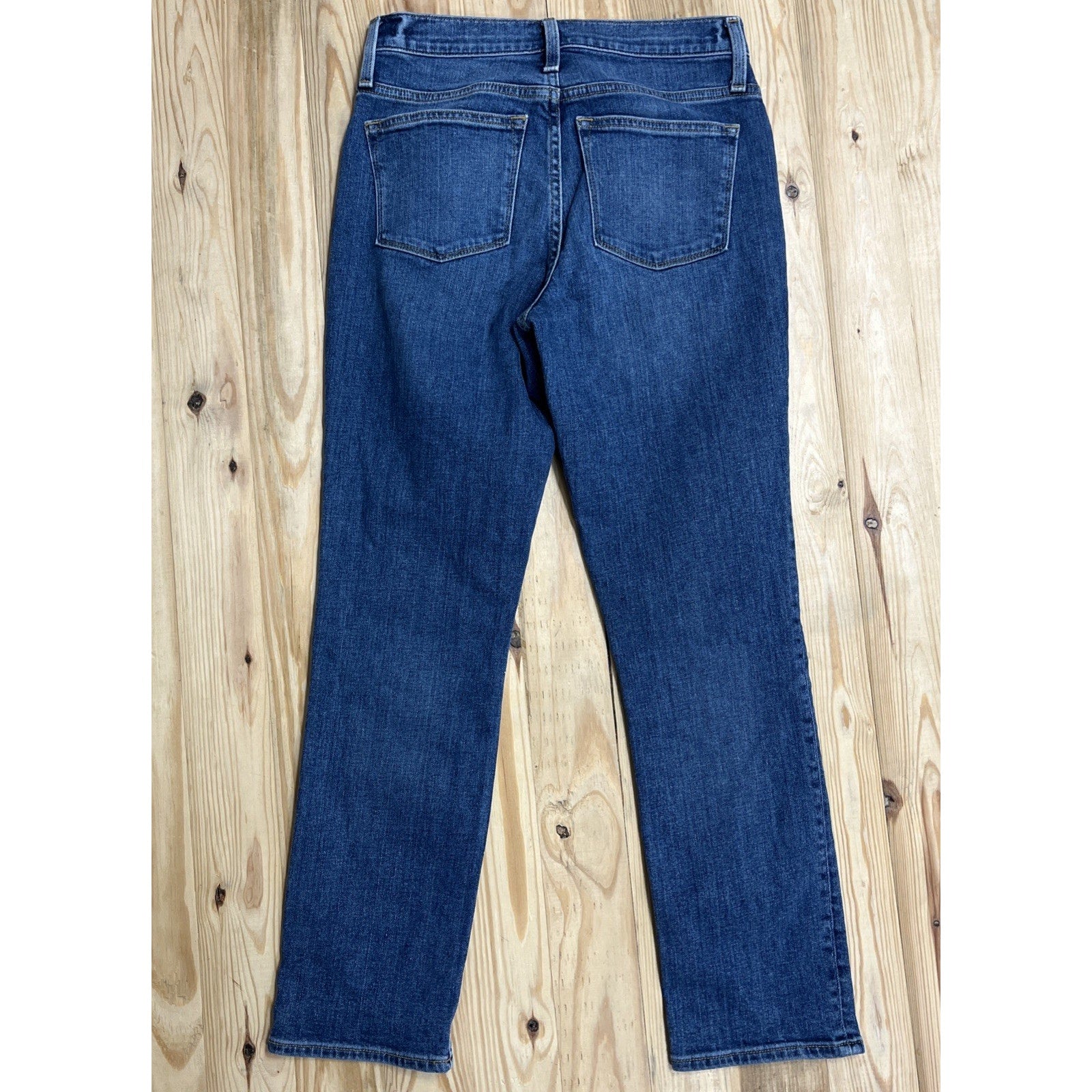 J Crew Womens Jeans Blue Tag Size 25 Mid Rise Slim Boyfriend Denim