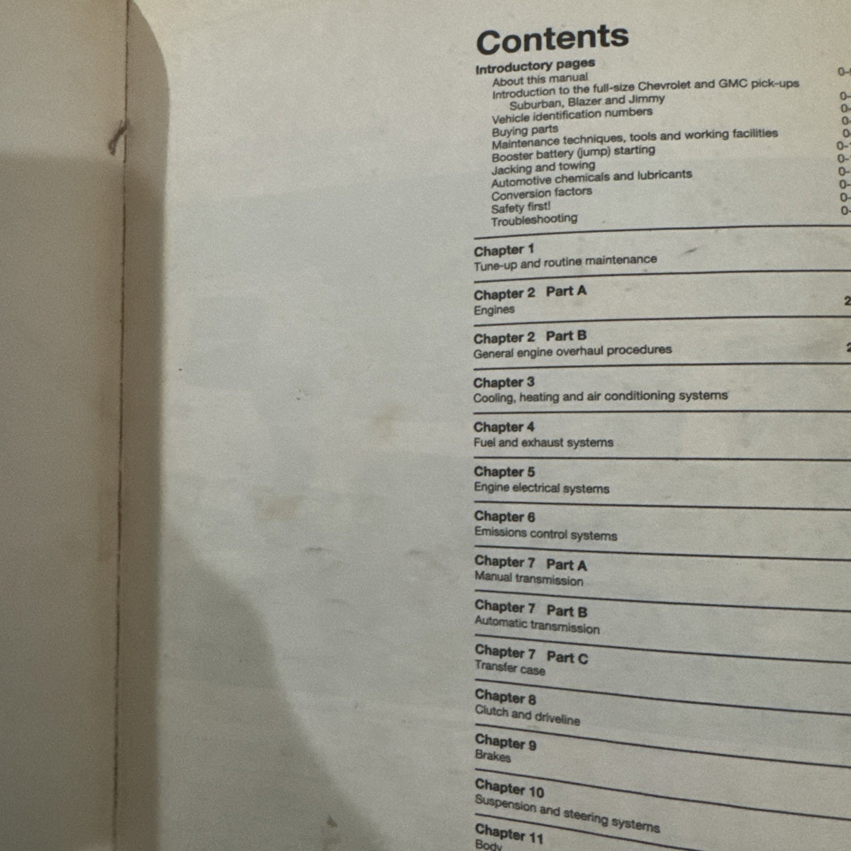 Haynes Repair Manual Chevrolet & GMC Pick-ups 1988-1998 # 24065