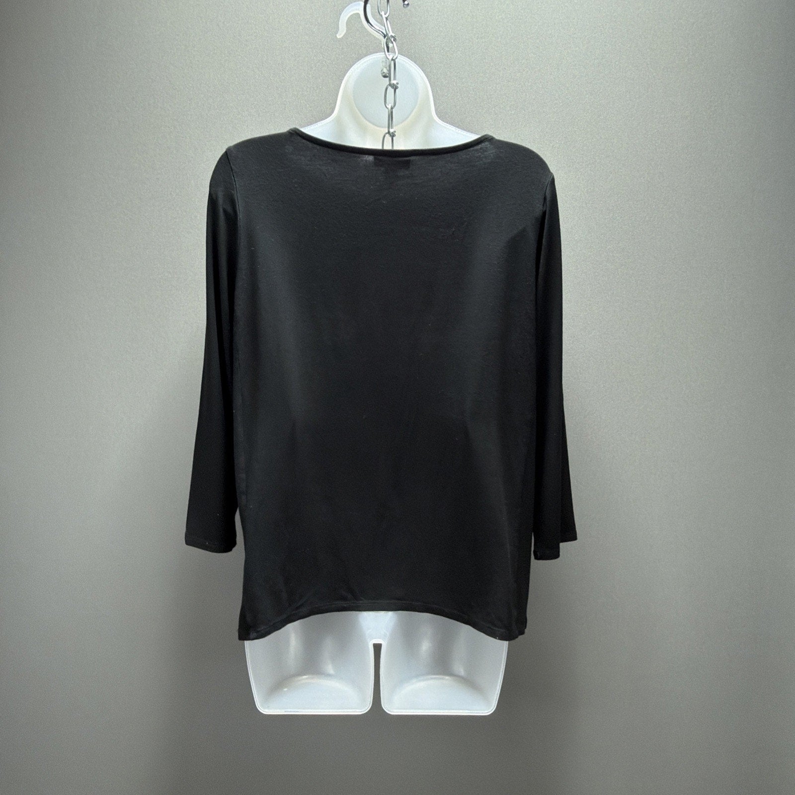 J.Jill Wearever Collection Top Stretchy Draped Back Long Sleeve Size Small