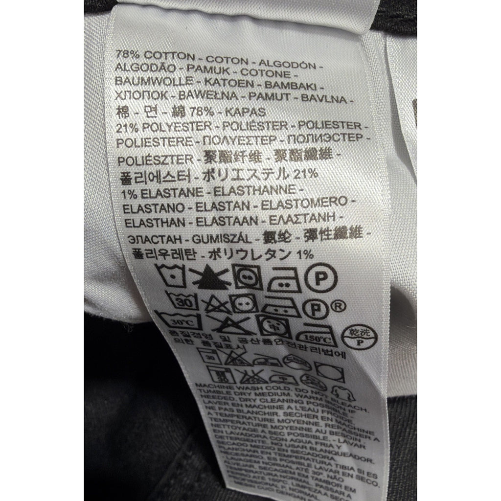 LEVI'S Womens Demi Curve Mid Rise Skinny Jeans 16/33 Black Cotton NWOT