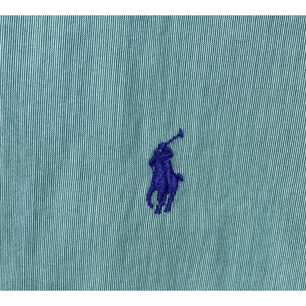 Ralph Lauren Classic Fit Seafoam Green Long Sleeve Button Down 18/46 RARE