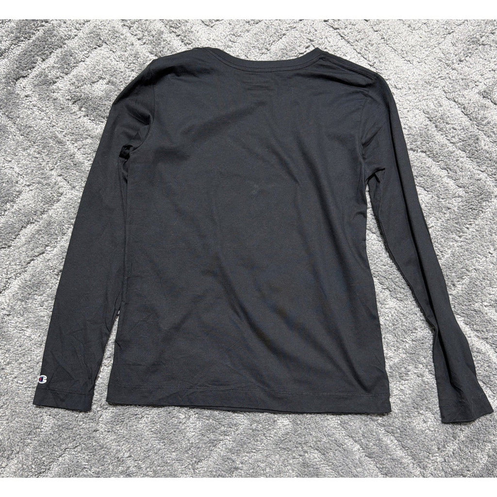 New Champion U.S ARMY Women's Long Sleeve Crew Neck Shirt Black Color. Size M