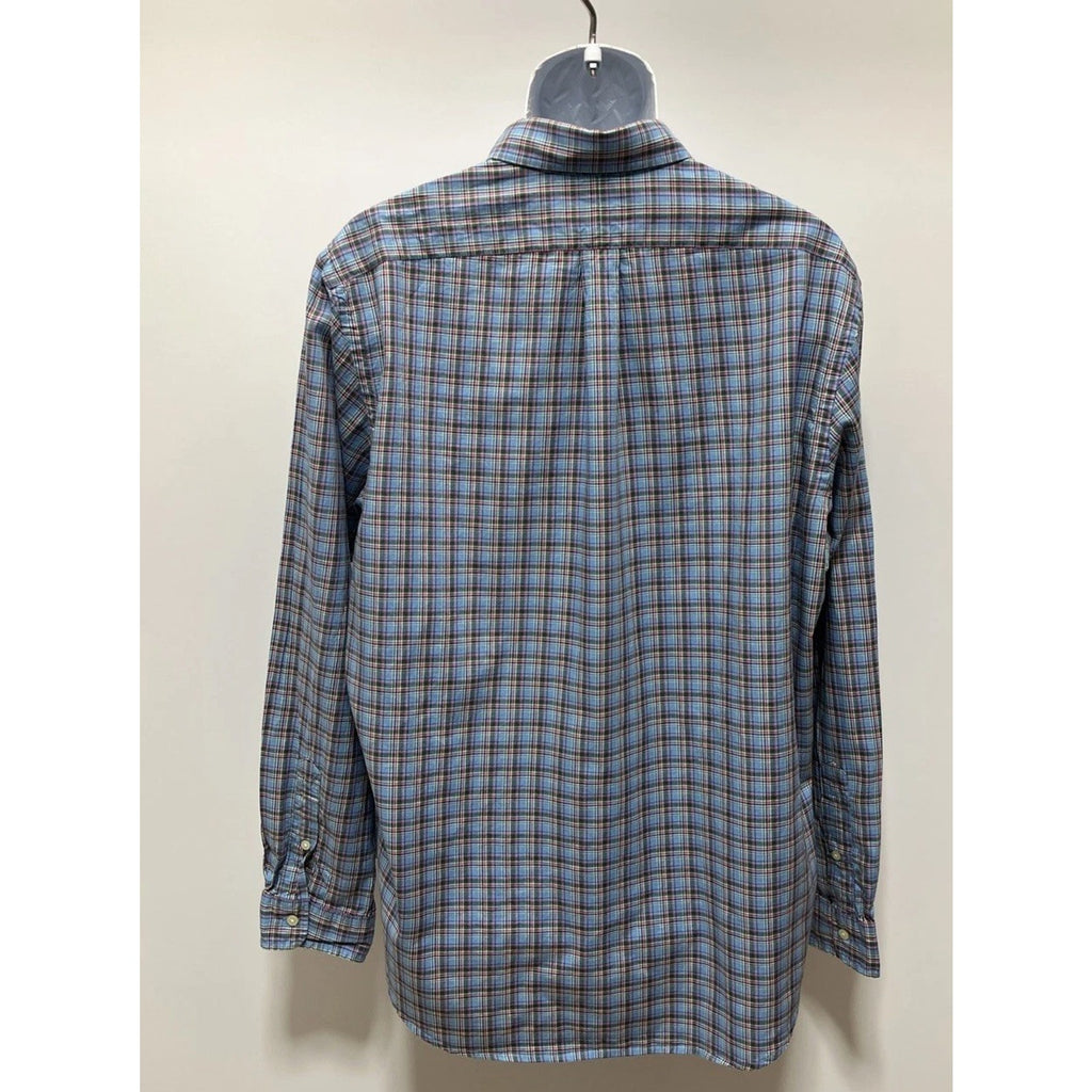 Ralph Lauren Button Down Shirt Long Sleeve Plaid Mens XL