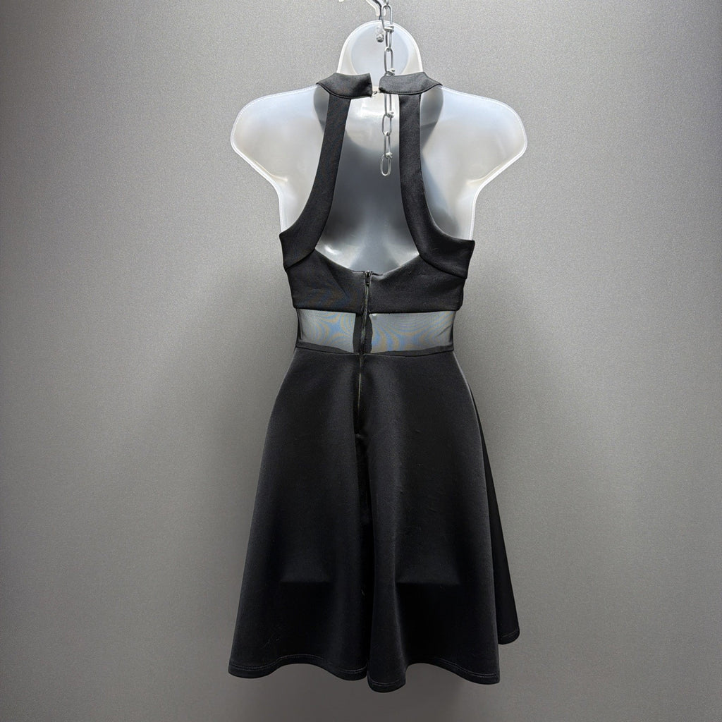 My Michelle Juniors Size 1 Black Short Semi-Formal Cocktail Dress