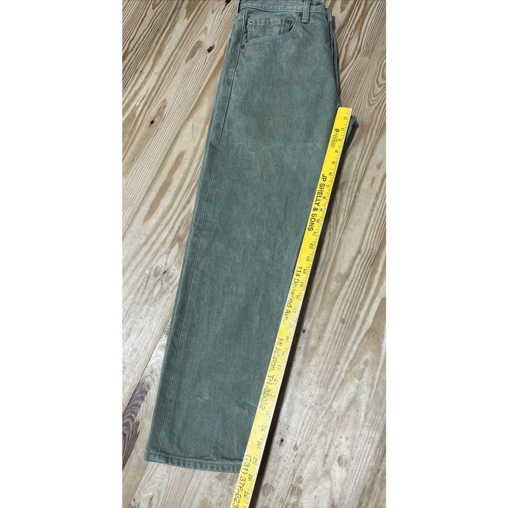 Levis 501 32x30 Vintage Green Men’s Denim Jeans