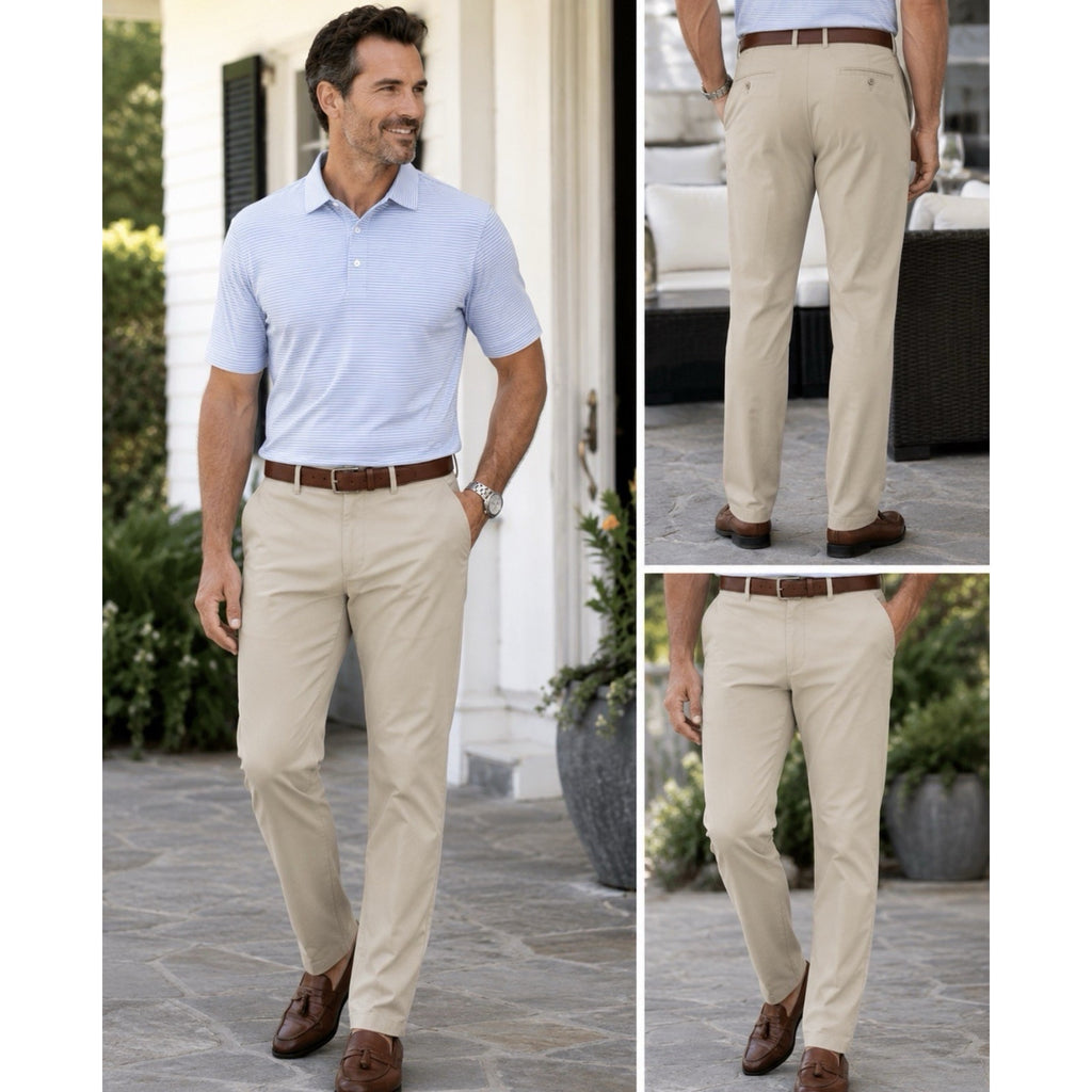 Peter Millar Pants Men 40x36 Slim Chino Business Preppy Golf Stretch Pima Cotton