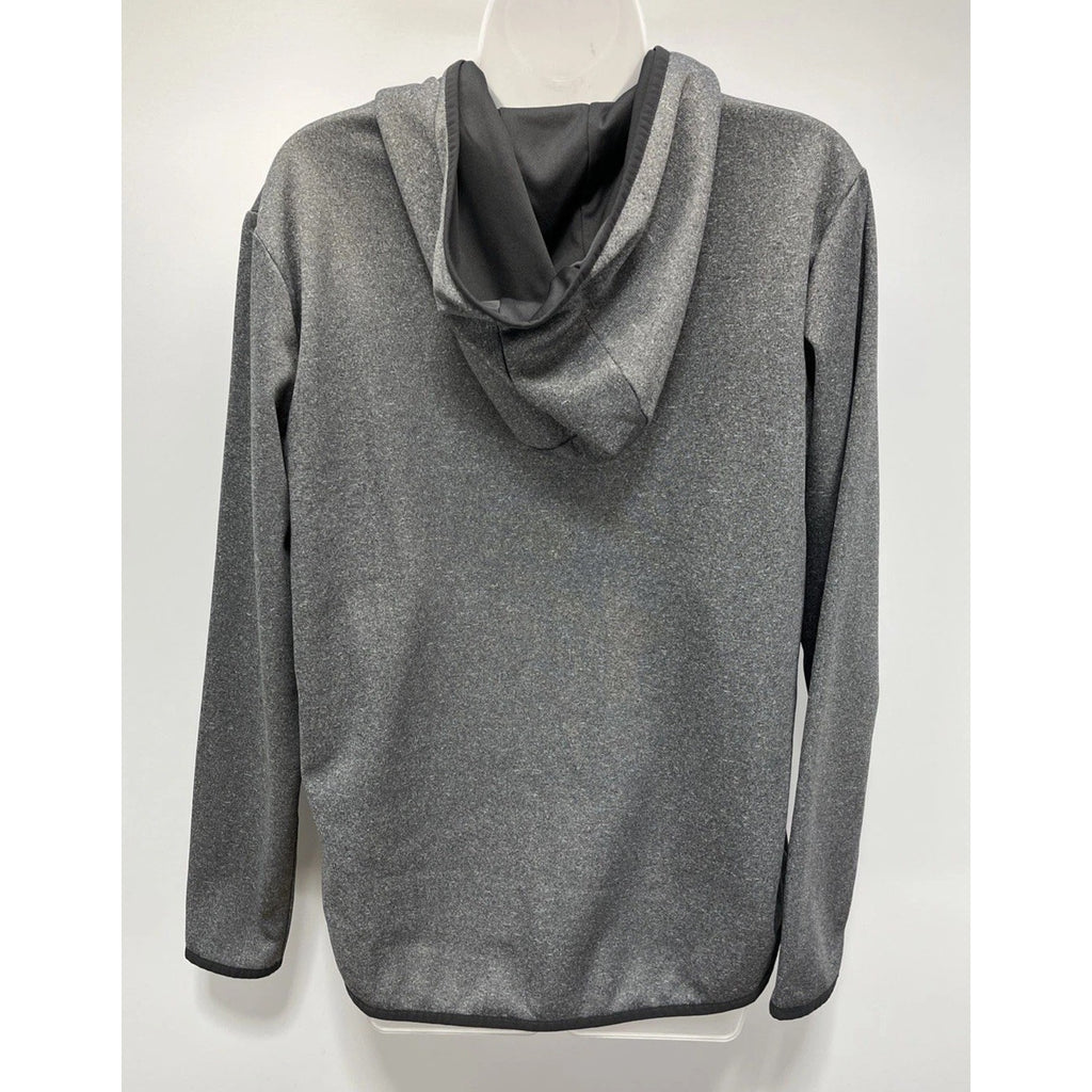 Under Armour Women’s Fleece Script Hoodie 1366956-010 Jet Gray -M
